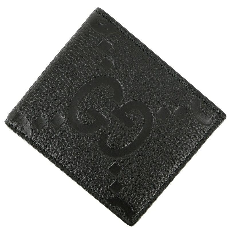 GUCCI（グッチ） 財布 メンズ 二つ折り マキシGG ブラック 739479 2