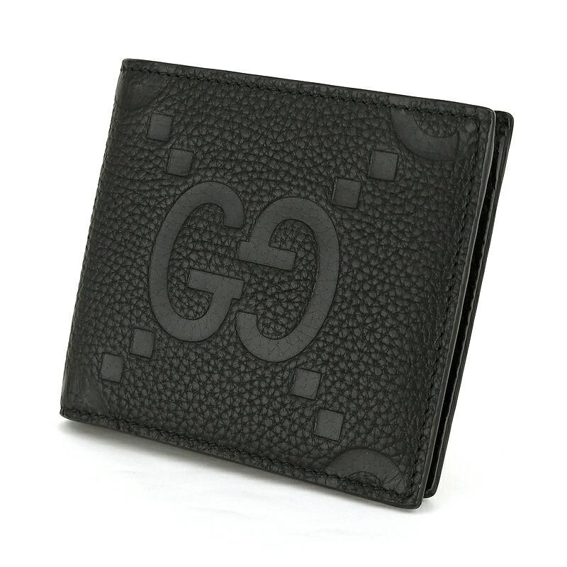 GUCCI（グッチ） 財布 メンズ 二つ折り マキシGG ブラック 739479 2