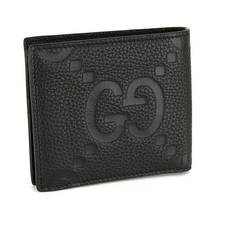 GUCCI（グッチ） 財布 メンズ 二つ折り マキシGG ブラック 739479 2