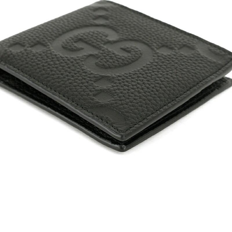 GUCCI（グッチ） 財布 メンズ 二つ折り マキシGG ブラック 739479 2