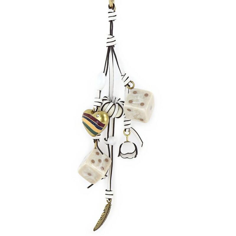 COACH（コーチ） バッグチャーム クラスターダイス CCA03 ブラス