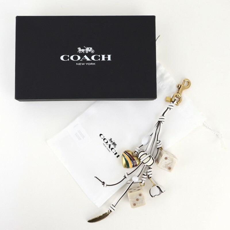 COACH（コーチ） バッグチャーム クラスターダイス CCA03 ブラス