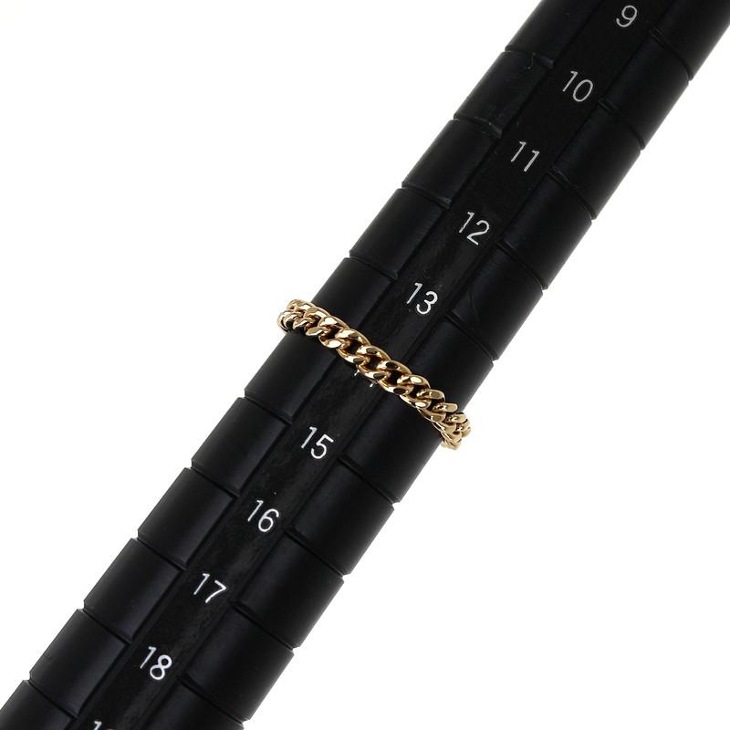 喜平 指輪 14号 18金 2面喜平 1.9g K18YG ファッションリング ジュエリー チェーンリング アクトワン_7