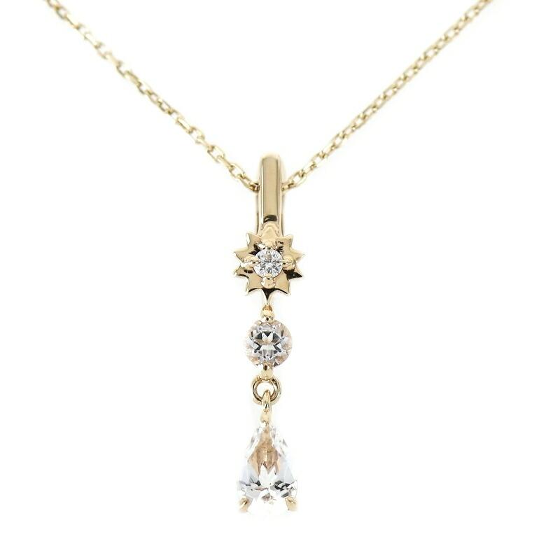 STAR JEWELRY（スタージュエリー） 10金 ネックレス レディース 40cm