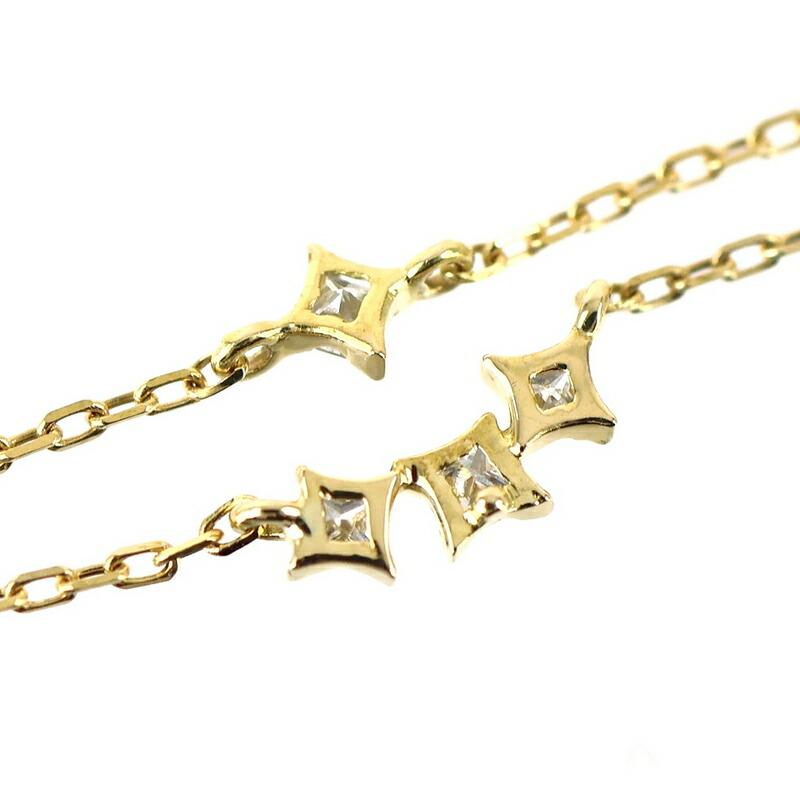 AHKAH（アーカー） ネックレス 18k 18金 イエローゴールド 40cm