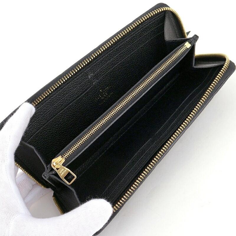 【LOUIS VUITTON】ルイヴィトン ポルトフォイユ・クレマンス モノグラム・アンプラント ラウンドファスナー長財布 ノワール M60171 SO1128 /kt11803ik LOUIS VUITTON（ルイ・ヴィトン） 財布 ポルトフォイユクレマンス