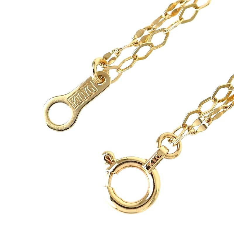 最終価格＊【美品】ヴァンドーム青山　K10 2連ブレスレッド VENDOME AOYAMA（ヴァンドーム青山） 二連ブレスレット K10YG ペタル