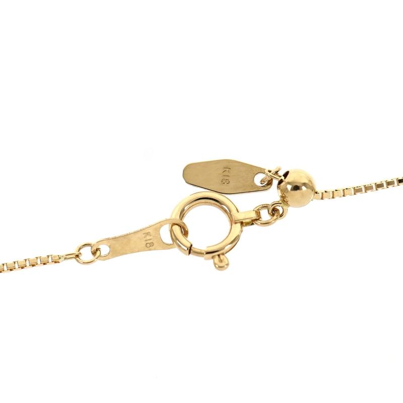 ネックレス 18k ベネチアン 45cm 2.2g アジャスター付き ベネチアン