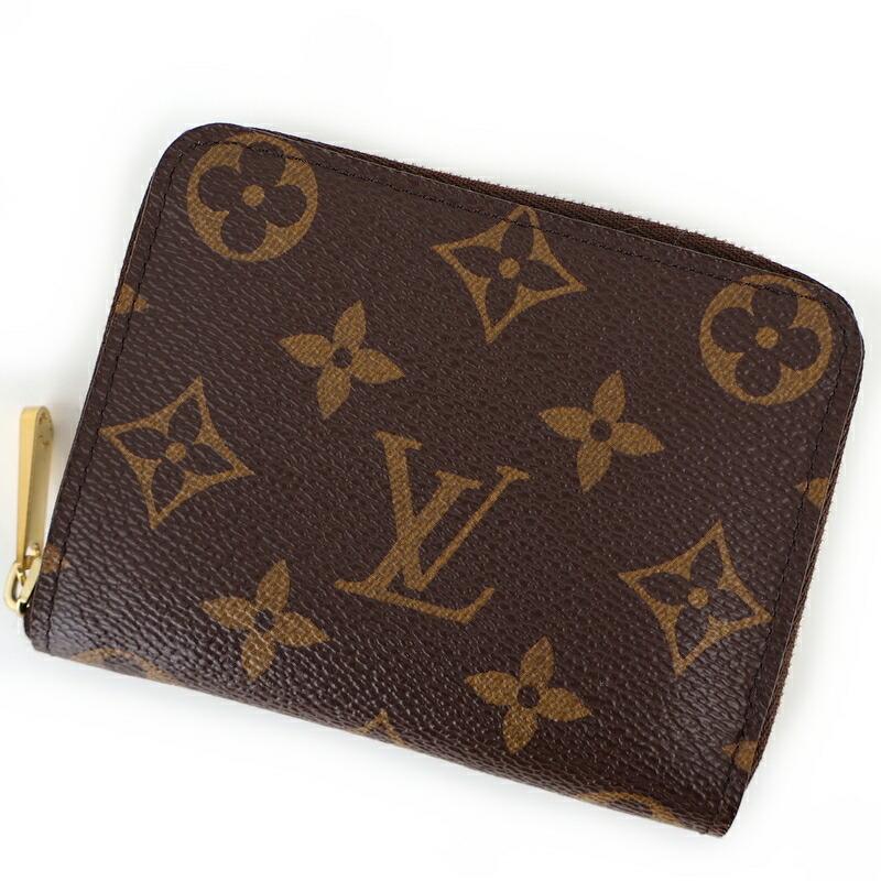 ルイ ヴィトン◎コンパクトジップ モノグラム ラウンドファスナー 二つ折り 茶色 LOUIS VUITTON】ルイ・ヴィトン コンパクト ジップ N61668 二つ折り