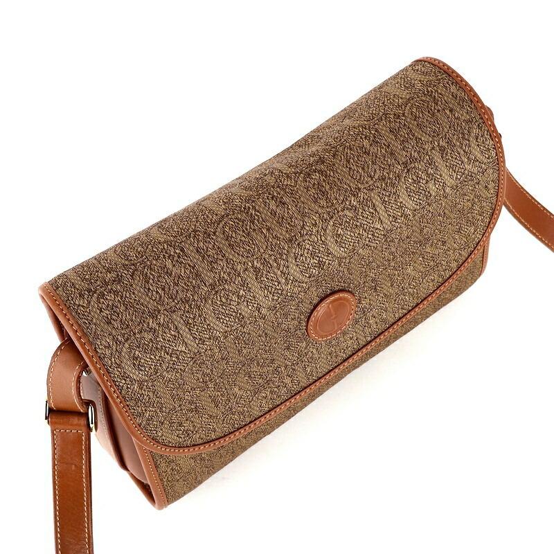 グッチ　オールドグッチ　かま口　クラッチバッグ　ブラウン　レザー GUCCI（グッチ） ショルダーバッグ レディース オールドグッチ 斜め
