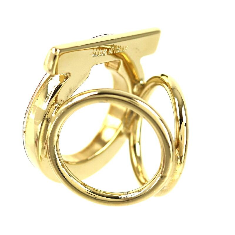 FERRAGAMO（フェラガモ） スカーフリング ガンチーニ 34-9411 ゴールド
