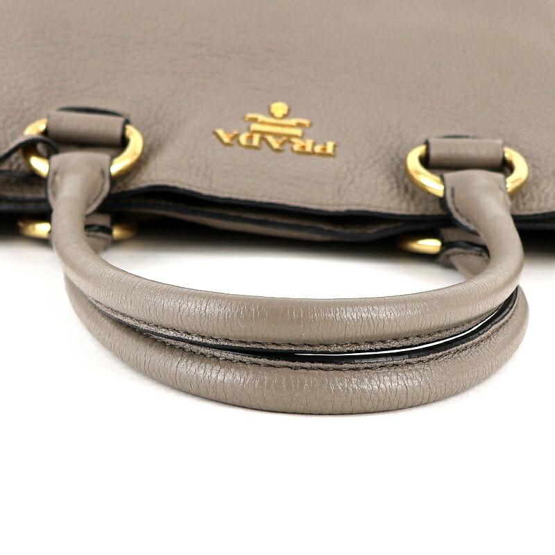 【極美品】プラダ ヴィッテロ 2way レザーショルダー　ハンドバッグ PRADA（プラダ） ヴィッテロ・フェニックス レザー トートバッグ 2Way