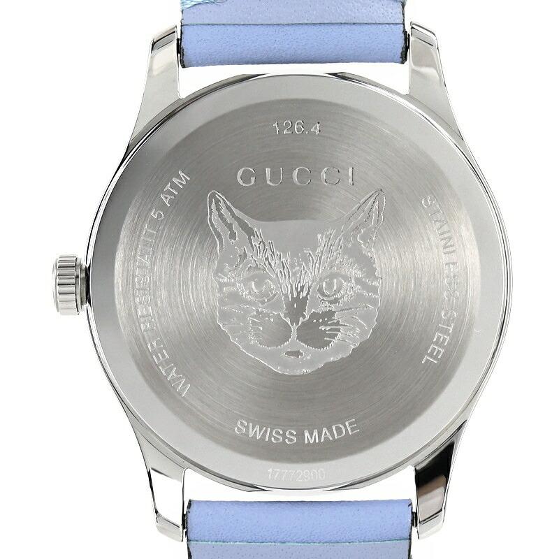 GUCCI（グッチ） 時計 ボーイズ・レディースウォッチ 革ベルト G