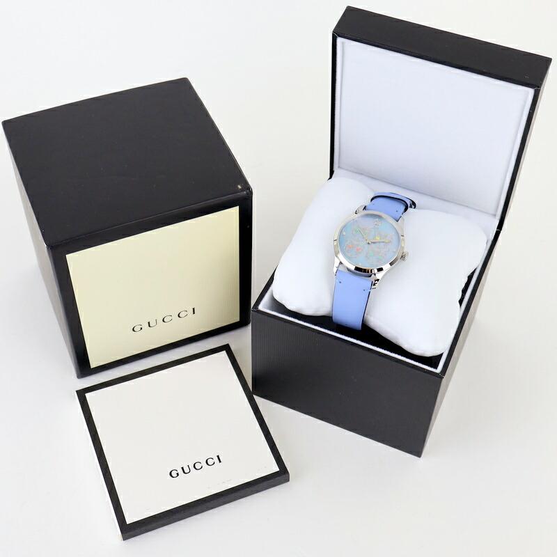 GUCCI（グッチ） 時計 ボーイズ・レディースウォッチ 革ベルト G