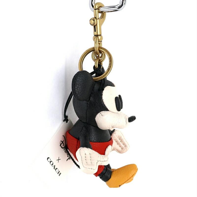COACH ミッキーマウスキーホルダー カラフルデザイン 完売品•新品】 DISNEY X COACH ミッキーマウス バッグチャーム 【公式
