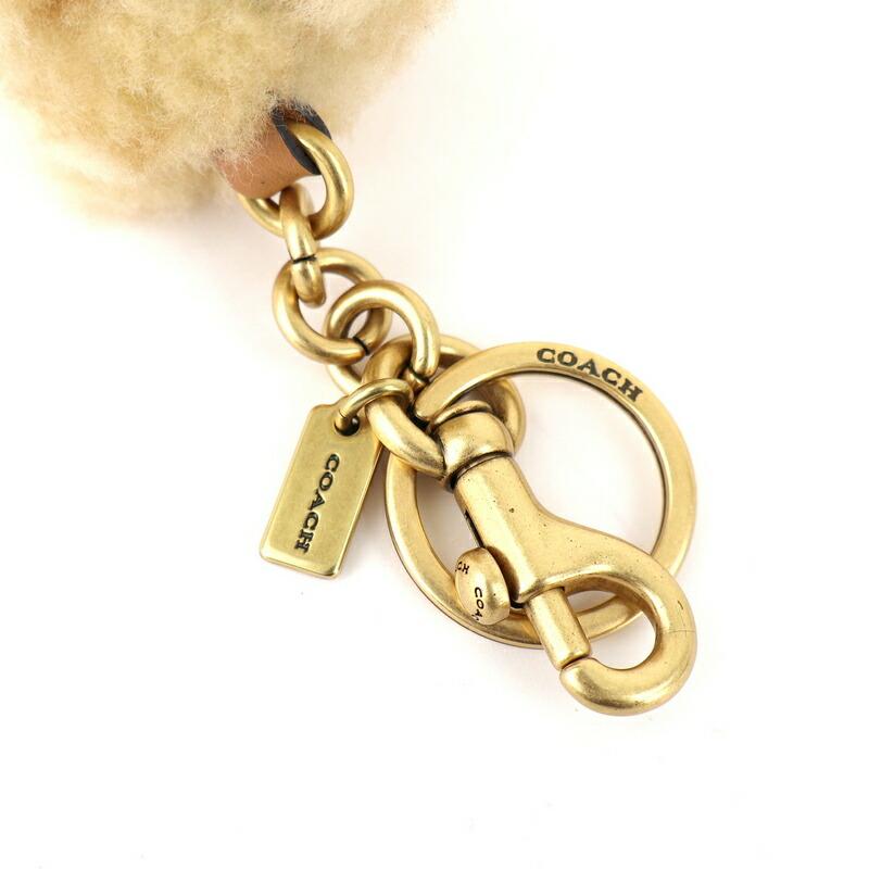 COACH（コーチ） ベアバッグチャーム シグネチャーシアリング CH112