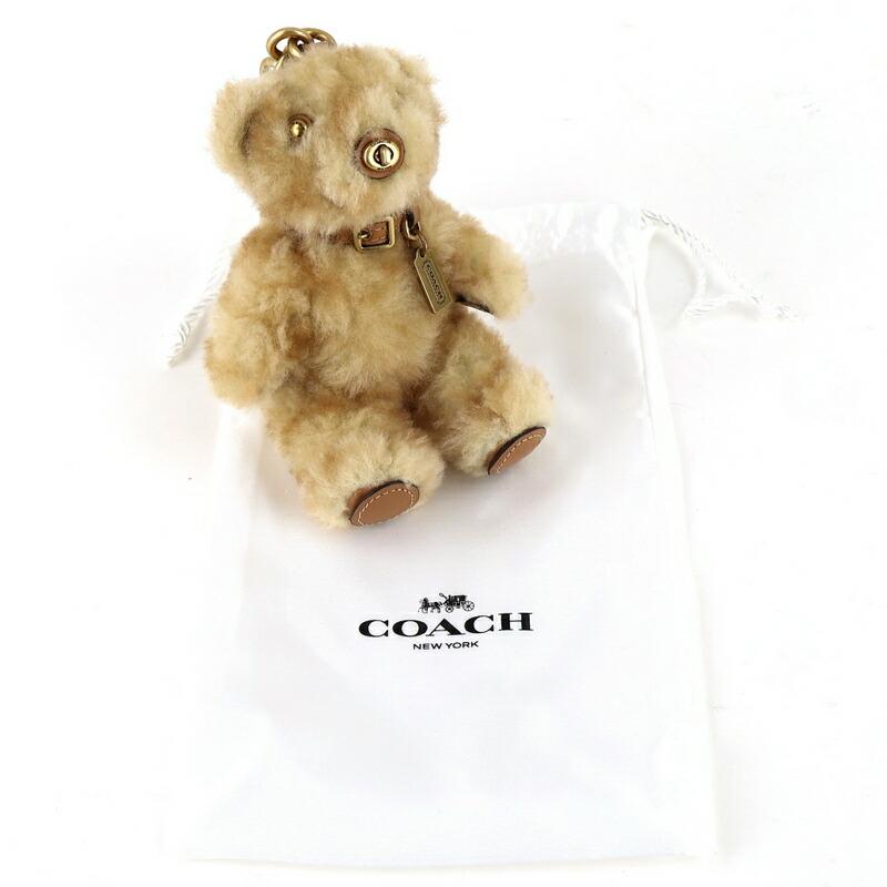 COACH（コーチ） ベアバッグチャーム シグネチャーシアリング CH112