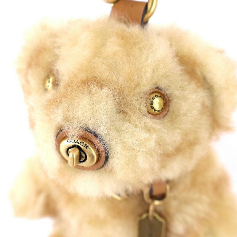 COACH（コーチ） ベアバッグチャーム シグネチャーシアリング CH112
