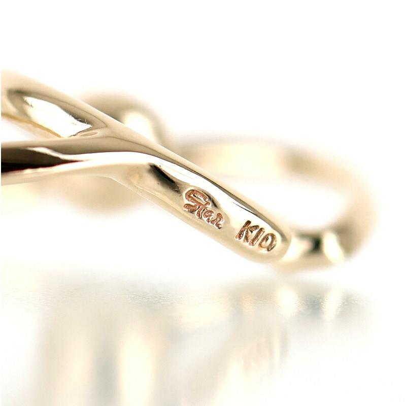 STAR JEWELRY（スタージュエリー） イヤーカフ K10YG ブルーストーン