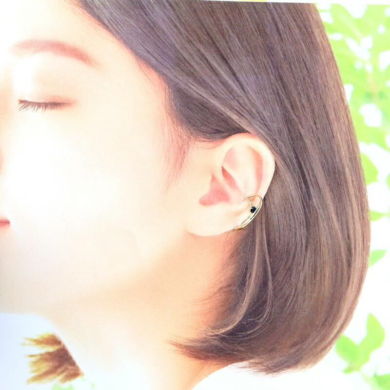 STAR JEWELRY（スタージュエリー） イヤーカフ K10YG ブルーストーン