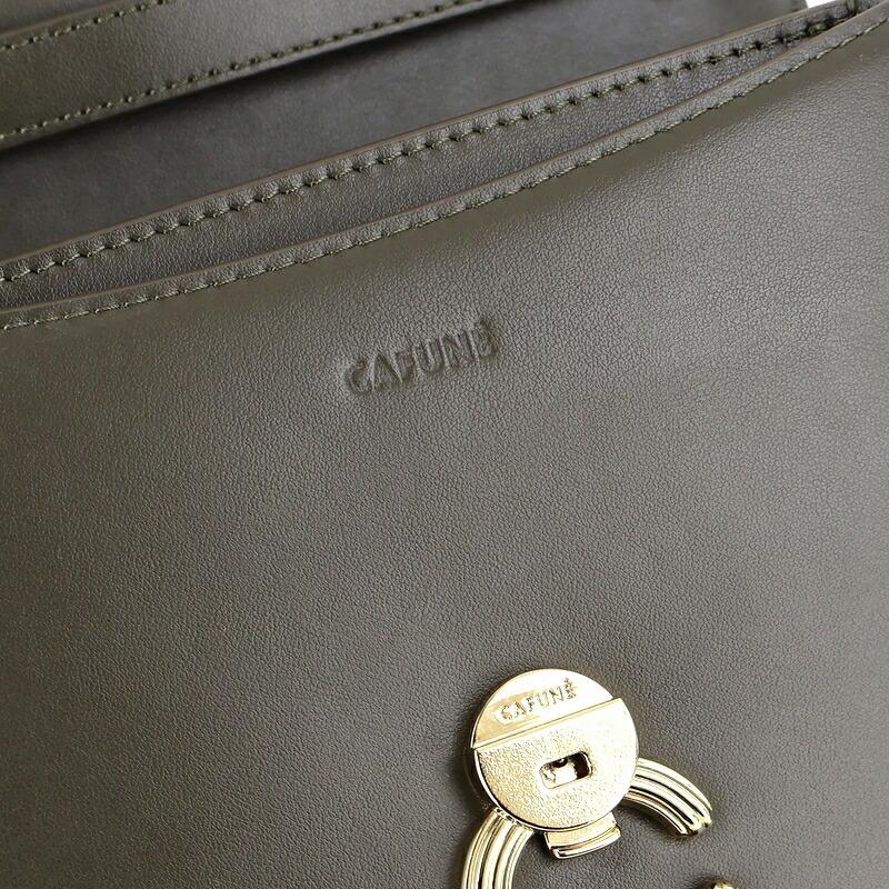 Cafune（カフネ） ショルダーバッグ ペンデュラム バッグ レザー