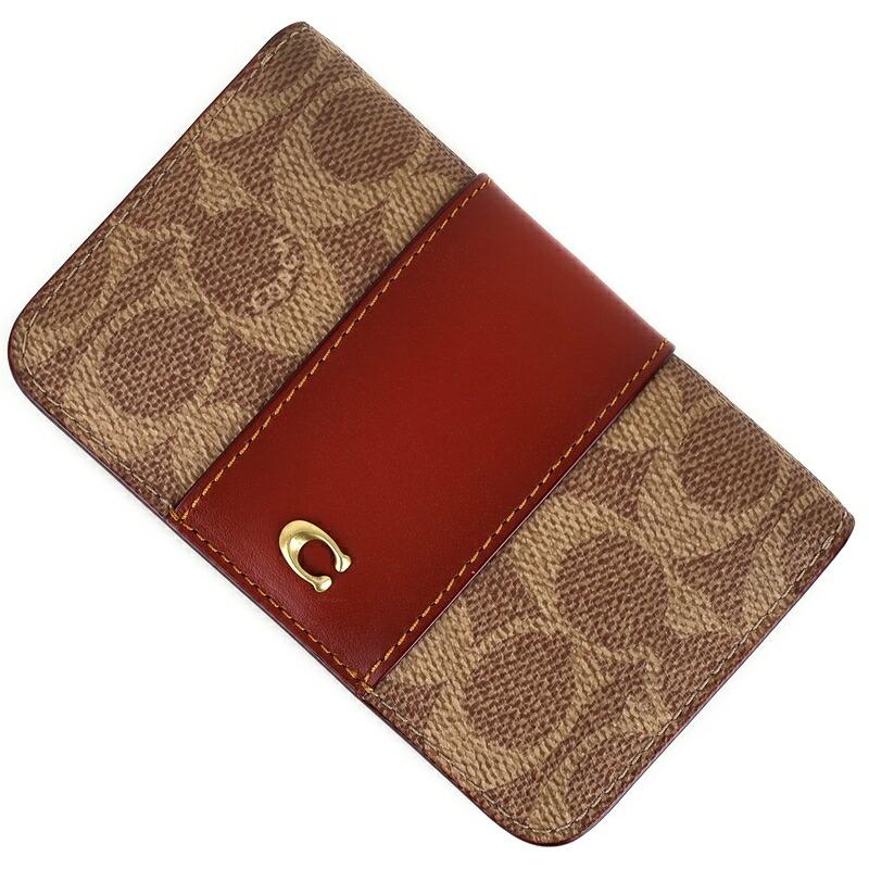 COACH（コーチ） 財布 レディース シグネチャー スリムカードケース 