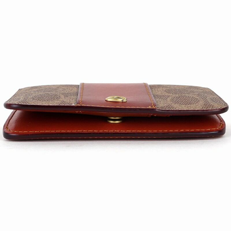 COACH（コーチ） 財布 レディース シグネチャー スリムカードケース 