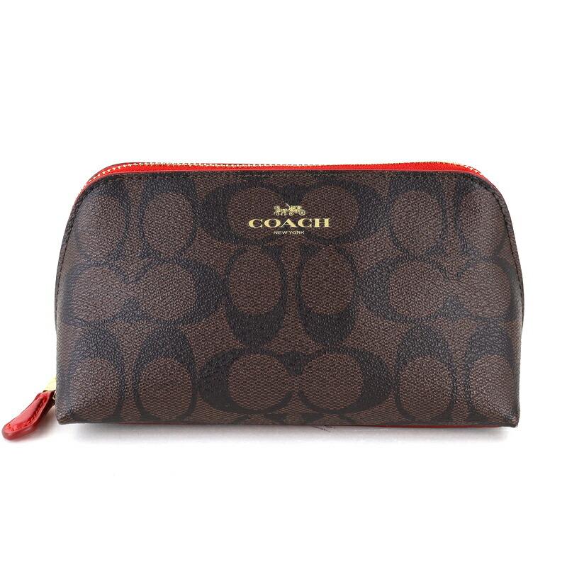 COACH（コーチ） ポーチ コスメポーチ シグネチャー F53385 ダーク