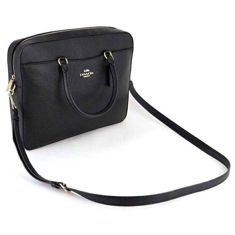 美品 コーチ 2way シグネチャー ビジネスバッグ ブリーフケース 大容量 COACH（コーチ） バッグ 2WAYビジネスバッグ ブリーフケース ブラック