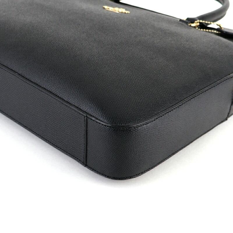 COACH コーチ ビジネスバッグ 2WAY ブラック レザー COACH（コーチ） バッグ 2WAYビジネスバッグ ブリーフケース ブラック