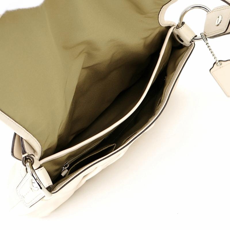 COACH（コーチ） バッグ レディース ワンショルダー アイボリー レザー