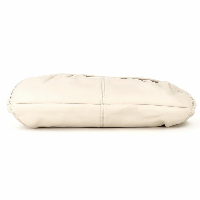 美品 コーチ ショルダーバッグ ワンショルダー ホワイト レザー 13729 COACH（コーチ） バッグ レディース ワンショルダー アイボリー レザー