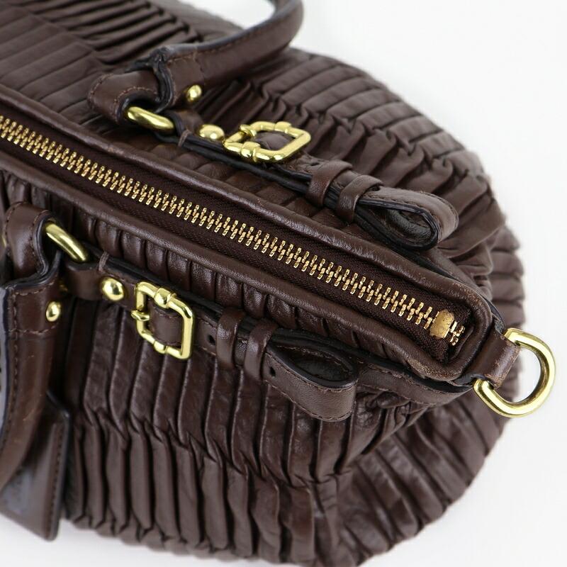 COACH（コーチ） バッグ ハンドバッグ ギャザードレザー 18620 ダーク