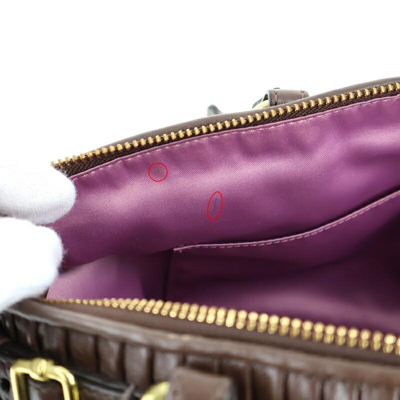 COACH（コーチ） バッグ ハンドバッグ ギャザードレザー 18620 ダーク
