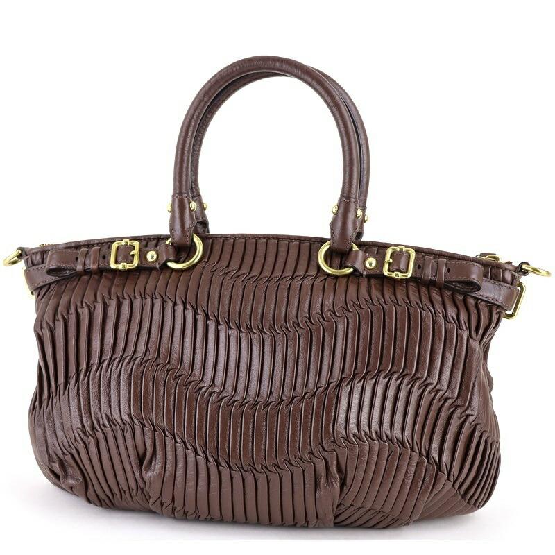 COACH（コーチ） バッグ ハンドバッグ ギャザードレザー 18620 ダーク