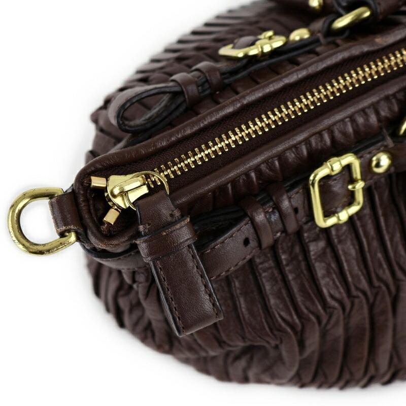 COACH（コーチ） バッグ ハンドバッグ ギャザードレザー 18620 ダーク