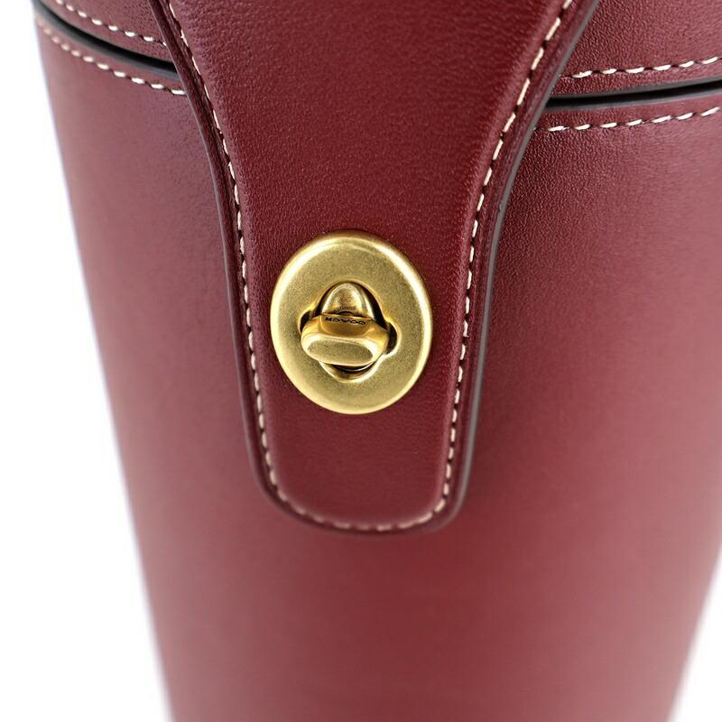 COACH（コーチ） ワインボトルケース レザー CO235G ボルドー メンズ