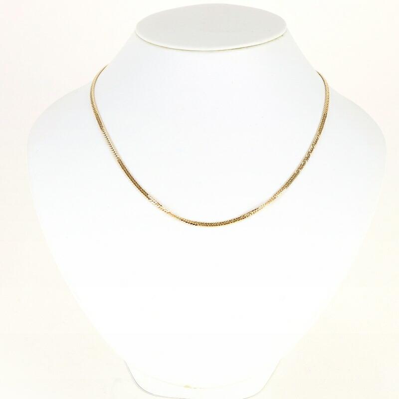 喜平ネックレス 18金 10g 45cm 六面W喜平 K18YG イエローゴールド 10.2 