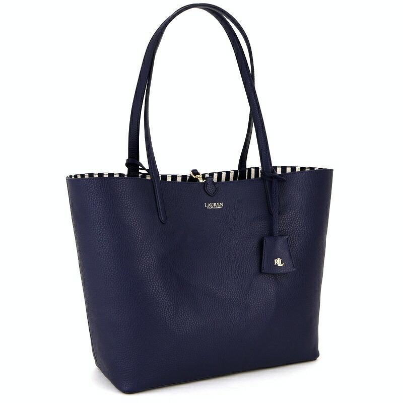 Ralph Lauren ネイビー トートバッグ　未使用 LAUREN RALPH LAUREN（ローレン ラルフローレン） ラージリバーシブル