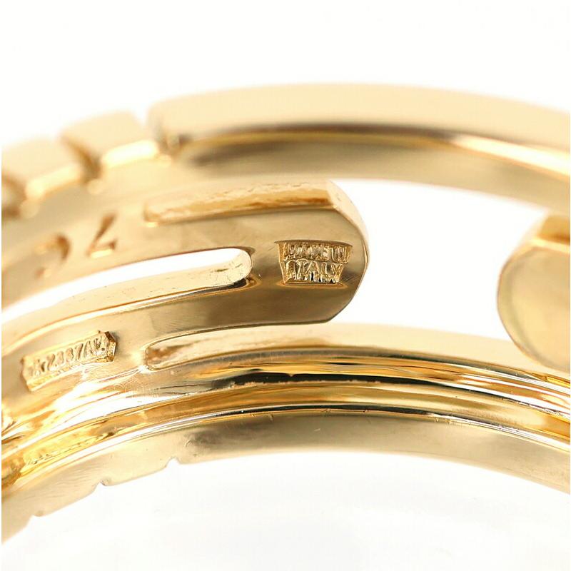 パレンテシ ブルガリ リング パレンテシオープン 18k 18金 イエロー