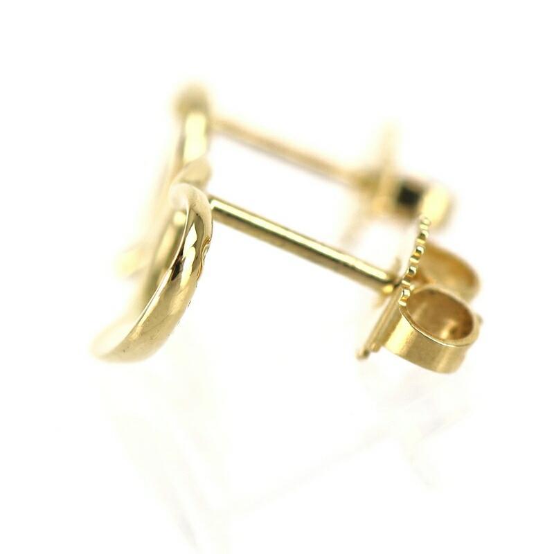 Elsa Peretti ティファニー ピアス レディース オープンハート 18k 18