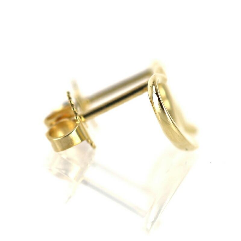 Elsa Peretti ティファニー ピアス レディース オープンハート 18k 18