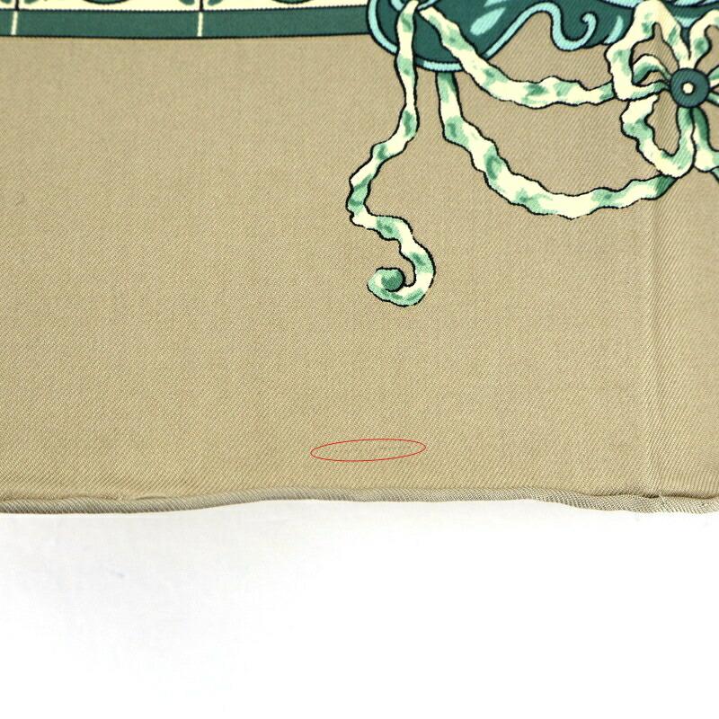 HERMES（エルメス） スカーフ レディース ベージュ系 カレ90 王立