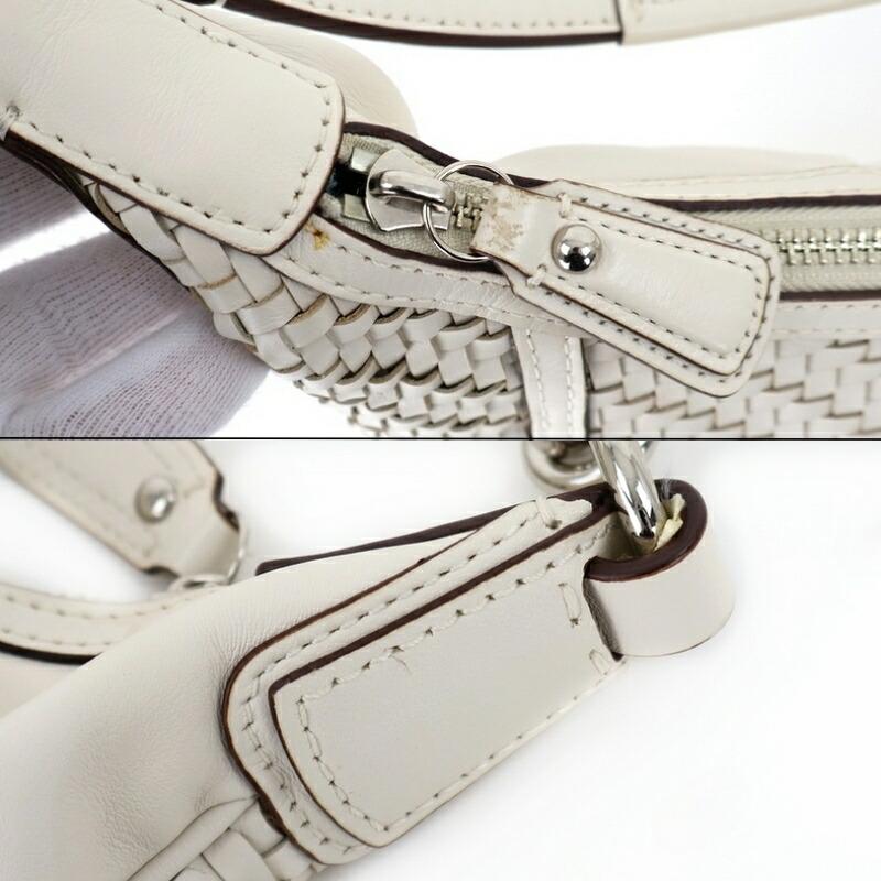 COACH クリスティン 2wayバッグ 白 紐付き 14782 Y2K 肩掛け COACH（コーチ） バッグ レディース クリスティン ショルダーバッグ