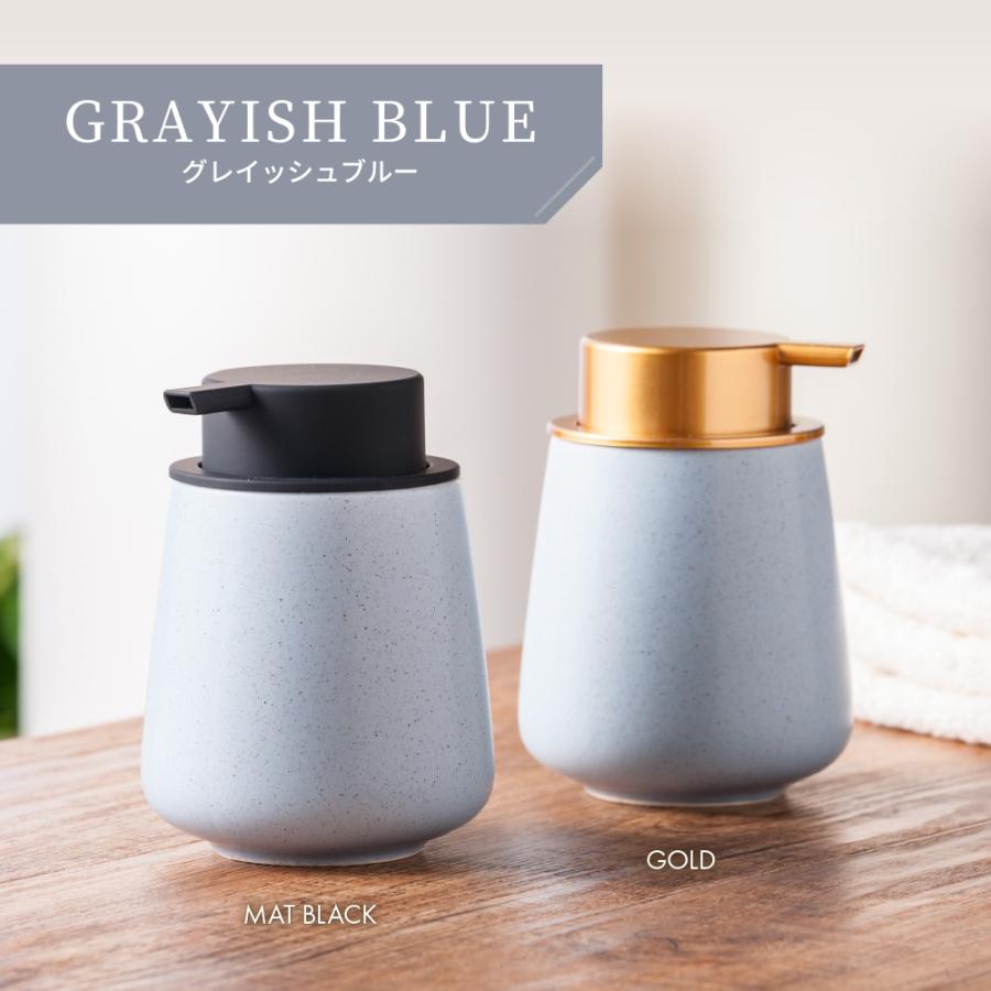 ソープディスペンサー 詰め替えボトル 泡 液体 手動 陶器 セラミック