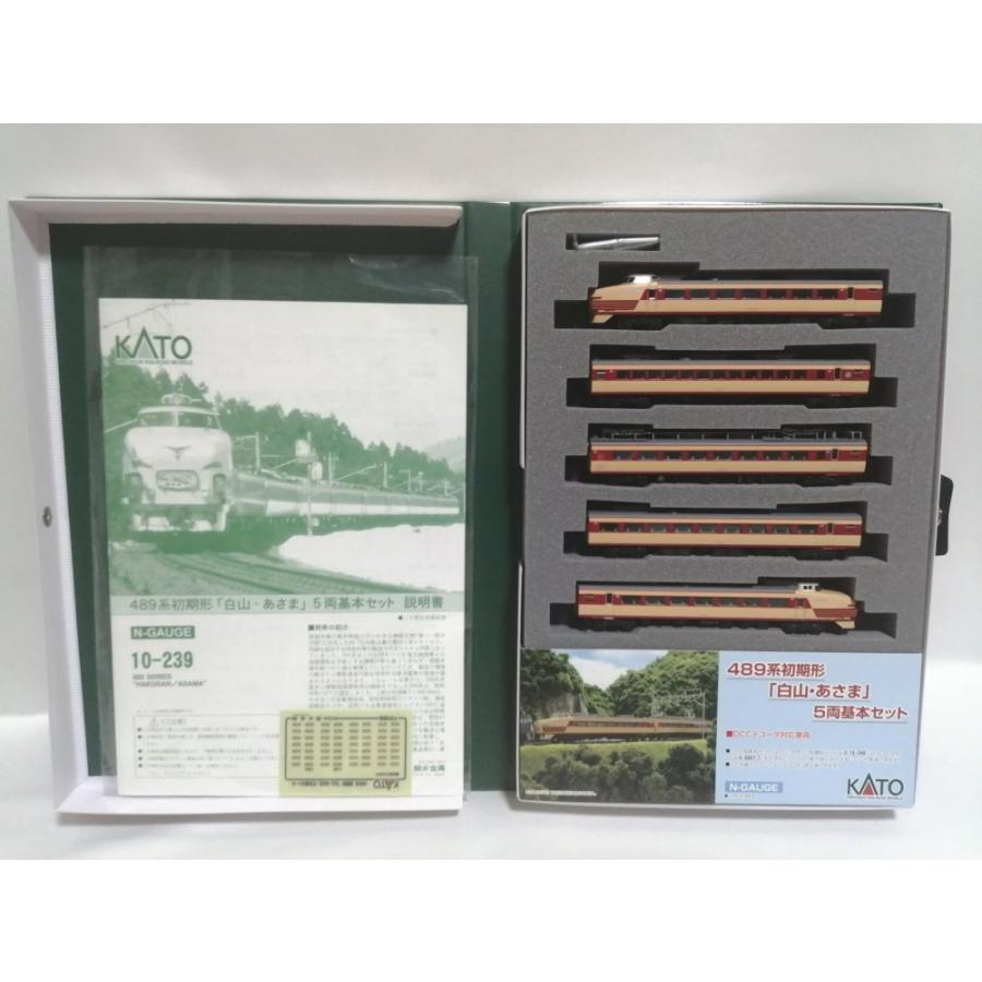 KATO Nゲージ 489系 白山・あさま 基本 5両セット 10-239 鉄道模型