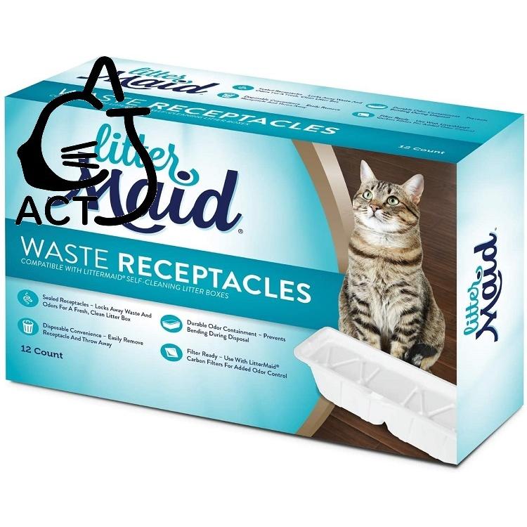 リッターメイド 全自動猫トイレ 専用コンテナ 12個セット : act