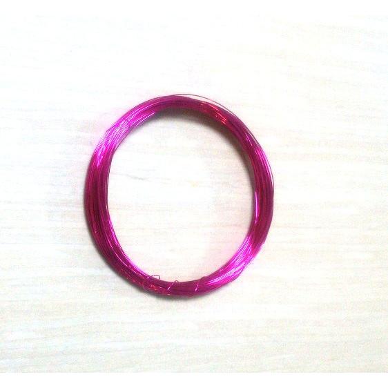 色鮮やか カラー エナメル線 0 3ｍｍ 赤紫 マゼンタ ２０ｍ 極細 N アクトスタイル 通販 Yahoo ショッピング