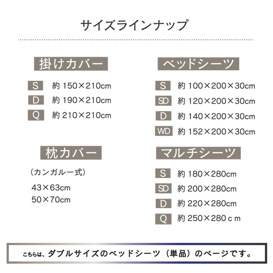 ボックスシーツ ダブル 140×200×30cm 単品 コットンサテンストライプ ストライプ柄 ベッドカバー BOXシーツ ベッドシーツの画像