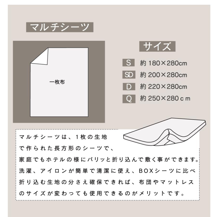 マルチシーツ シングル 180×280cm 単品 コットンサテンストライプ ストライプ柄  マルチカバー ベッドカバーの画像